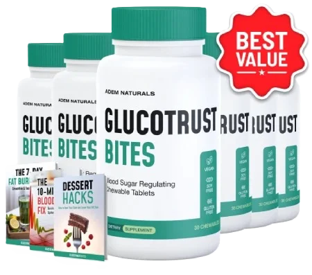 Gluco Trust Bites 6 Bottles